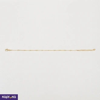 25cm Gold Colour Tone Beaded Anklet For Women With Gift Box Buy Jewellery Online for specialGifts