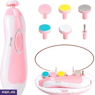 6 In 1 Baby Nail Clipper Lightweight Electric Nail Clipper Set 6 Pieces Sanding Heads Safe Low Noise Buy Shop with me Online for MOTHER AND BABY