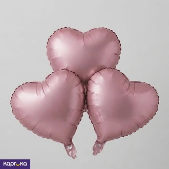 Heart Aluminum Balloon 3 Pack Pink 20cm Foil Balloons With Straw  Online for none