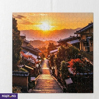300 Piece Jigsaw Puzzle Japanese Town Sunset A4 Size  Online for none