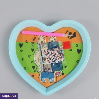 Diy Heart Frame Diamond Painting Kit Cute Labubu Art For Kids  Online for none