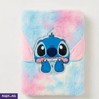 Stitch Tie Dye Plush Notebook  Soft Fur Cartoon Diary For Kids And Teens Buy Shop with me Online for SCHOOL SUPPLIES