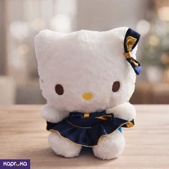 Hello Kitty Plush Toy 10 Inch Soft Stuffed Doll With Blue And Gold Dress Buy Shop with me Online for Soft Toys
