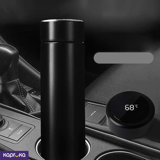 Smart Led Temperature Display Vacuum Insulated Bottle Black Buy sports Online for specialGifts