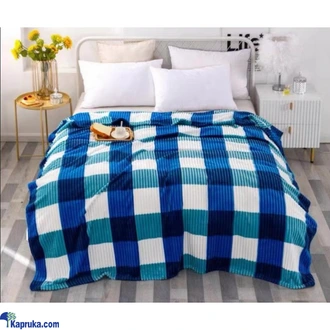 Printed Blanket Checks Thicken Bed Sheet  Online for none