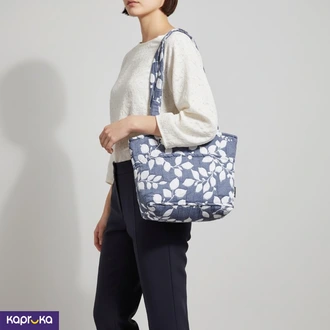 3q Jacquard Ava Tote Bag Navy Blue Buy Fashion | Handbags | Shoes | Wallets and More at Kapruka Online for specialGifts