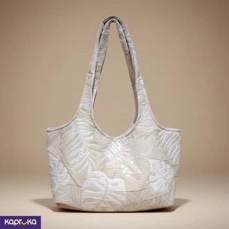 3q Jacquard Grace Tote Bag Beige Buy Fashion | Handbags | Shoes | Wallets and More at Kapruka Online for specialGifts