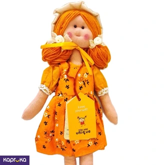 Rag Doll  Yellow Printed Two Buy Little Cherry Online for Soft Toys