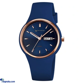 Winsor 2057 Blue Sports Waterproof Watch  Online for none