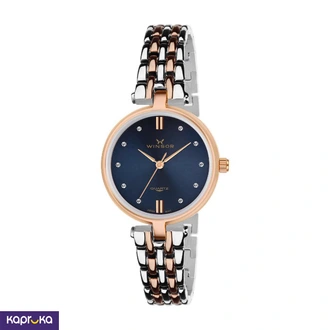 Winsor 9337 Rosegold Two Tone With Blue Dial Ladies Watch  Online for none