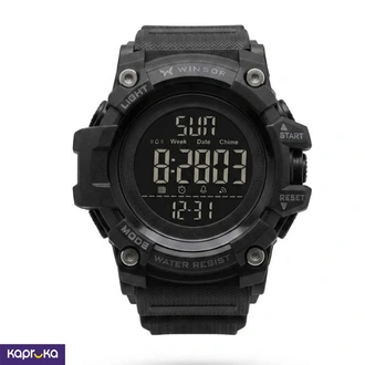 Winsor Digital Waterproof Black Watch 1384rb Buy Jewellery Online for specialGifts