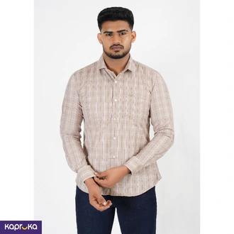 Signature Men S Casual Slim Fit Check Long Sleeve Shirt  Online for none