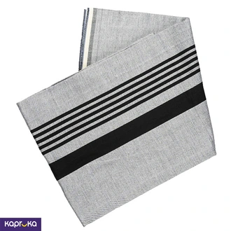 Signature Men S Light Gray Hand Loom Sarong  Online for none