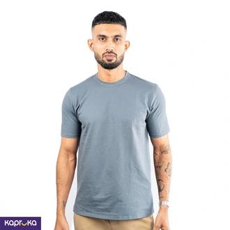 Signature Mens Regular Fit Grey Color Crew Neck Tshirt Buy H S Marketing Pvt Ltd Online for CLOTHING