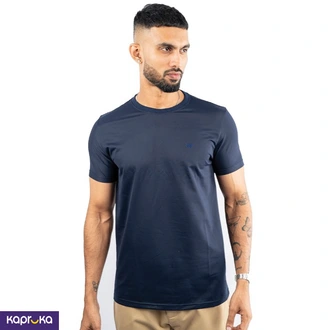 Signature Mens Regular Fit Navy Blue Color Crew Neck Tshirt Buy H S Marketing Pvt Ltd Online for CLOTHING