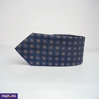 Icon Men S Slim Fit Dark Blue Printed Tie  Online for none