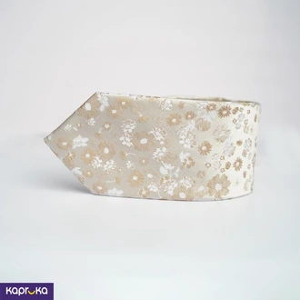 Icon Men S Slim Fit Cream Color Floral Tie Buy Clothing and Fashion Online for specialGifts