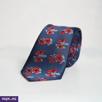 Icon Men S Slim Fit Dark Blue Floral Printed Tie Buy Clothing and Fashion Online for specialGifts