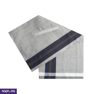 Signature Mens Pocket Grey Color Sarong  Online for none