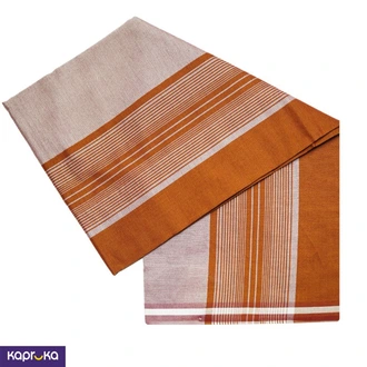 Signature Men Handloom Orange Color Sarong Buy Clothing and Fashion Online for specialGifts