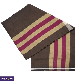 Signature Men Handloom Brown Color Sarong Buy Clothing and Fashion Online for specialGifts