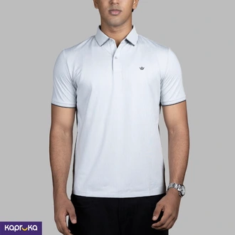 Signature Icon Mens Regular Fit Light Gray Polo Tshirt Buy Clothing and Fashion Online for specialGifts
