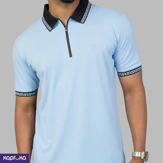 Signature Mens Regular Fit Light Blue Polo Tshirt Buy Clothing and Fashion Online for specialGifts