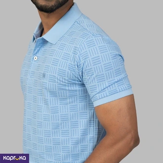 Signature Mens Regular Fit Light Blue Polo Tshirt Buy Clothing and Fashion Online for specialGifts