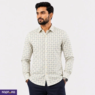 Signature Men S Casual Slim Fit Printed Long Sleeve Shirt Buy Signature Online for CLOTHING