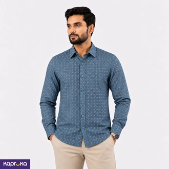 Signature Men S Casual Slim Fit Printed Long Sleeve Shirt Buy Signature Online for CLOTHING