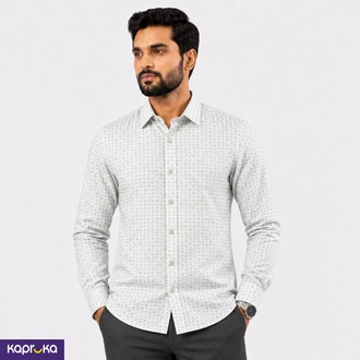 Signature Men S Casual Slim Fit Printed Long Sleeve Shirt Buy Signature Online for CLOTHING