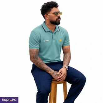 Signature Mens Lion Logo Polo T Shirt Buy Signature Online for CLOTHING