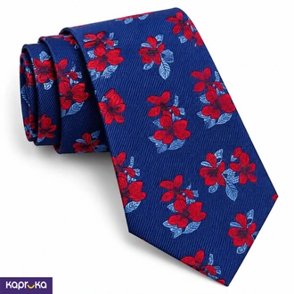 Icon Men S Slim Fit Dark Blue Floral Printed Tie Buy Clothing and Fashion Online for specialGifts
