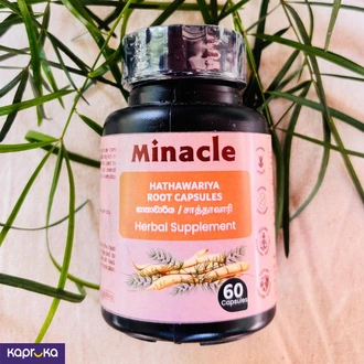 Hathawariya Root Capsules 60s - Minacle Herbal Supplement  Online for none