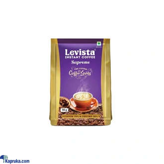 Levista Supreme Instant Coffee 50g Pouch Buy SST Coffee Online for GROCERY