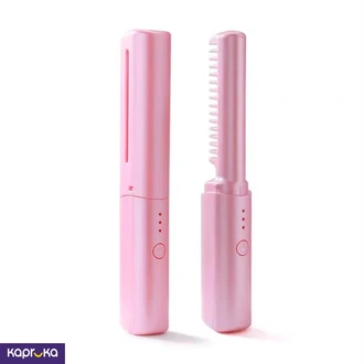 Mini 3 In 1 Electric Hair Straighteners Hot Comb Brush Pink Buy Online Electronics and Appliances Online for specialGifts