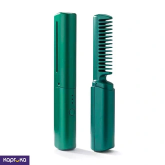 Mini 3 In 1 Electric Hair Straighteners Hot Comb Brush Green Buy Online Electronics and Appliances Online for specialGifts