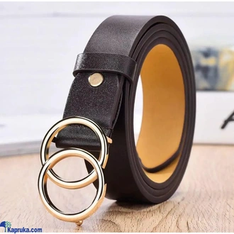 Double Ring Metal Buckle Adjustable Belt For Women Girl Buy Fashion | Handbags | Shoes | Wallets and More at Kapruka Online for specialGifts