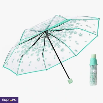 Transparent Japanese Style Green Sakura Cherry Blossom Traveling Rain Umbrella Buy Fashion | Handbags | Shoes | Wallets and More at Kapruka Online for specialGifts