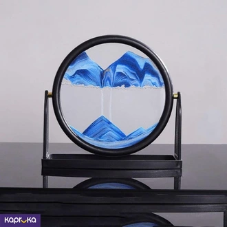 Rotatable Moving Sand Art Picture Motion Display Flowing Stand B  Online for none