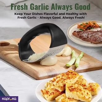 Stainless Steel Garlic Press Chop Crusher Easy Squeeze Tool Buy Household Gift Items Online for specialGifts