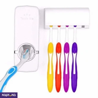 Toothpaste Dispenser And Tooth Brush Holder Buy Household Gift Items Online for specialGifts