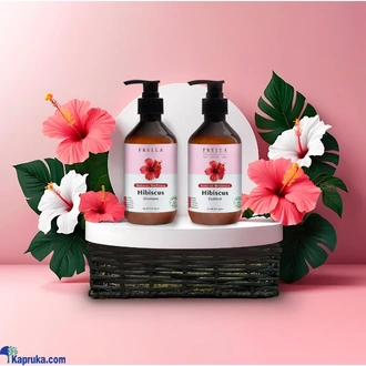 Frella Hibiscus Hair And Body Care Gift Pack Shampoo And Custard  Online for none