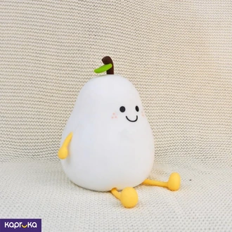 Pear Shape Rechargeable Silicone Night Lamp With Touch Control Buy Blue Online for GIFTSET