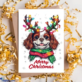 Merry Christmas Greeting Card For A Dog Lover  Online for none
