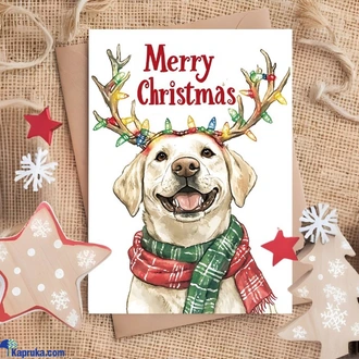Merry Christmas Greeting Card For A Dog Lover  Online for none