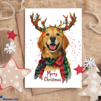 Merry Christmas Greeting Card For A Dog Lover  Online for none