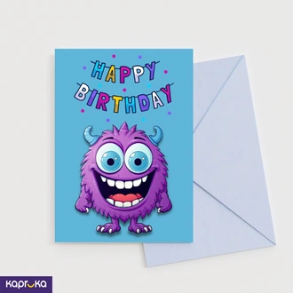 Happy Bday Greeting Card For A Kid  Online for none
