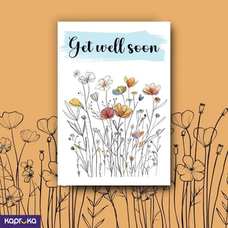 Blooming Hope  Get Well Soon Card Buy Greeting Cards Online for specialGifts