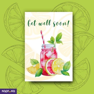 Refreshing Wishes  Get Well Soon Card Buy Greeting Cards Online for specialGifts